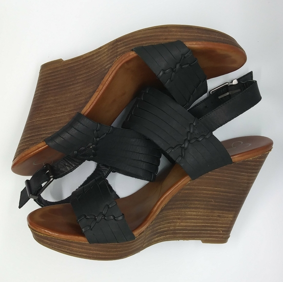 Jessica Simpson Platform Wedge Heels size 10 - Picture 7 of 8